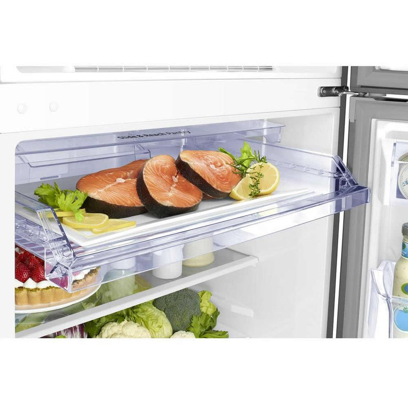  Samsung 29-inch, 18 cu. ft. Top Freezer Refrigerator with Interior Ice Maker RT18M6215SR/AA IMAGE 6