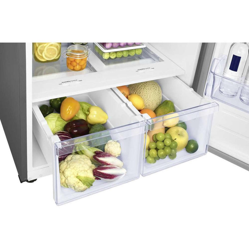  Samsung 29-inch, 18 cu. ft. Top Freezer Refrigerator with Interior Ice Maker RT18M6215SR/AA IMAGE 7