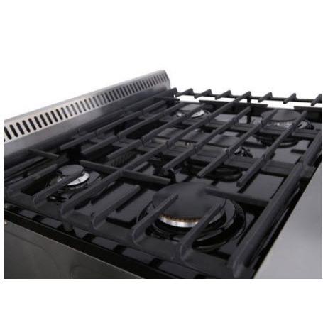 Thor Kitchen 30-inch Freestanding Gas Range with Convection LRG3001U IMAGE 3