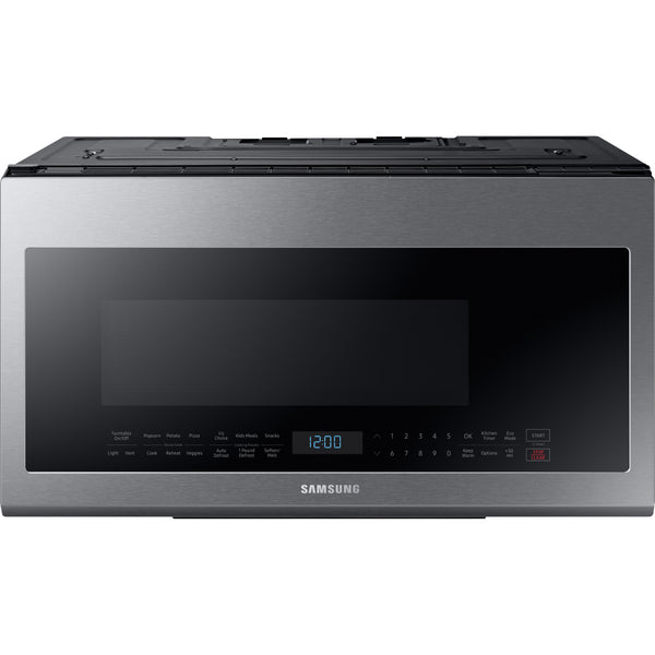  Samsung 30-inch, 2.1 cu.ft. Over-the-Range Microwave Oven with Ventilation System ME21M706BAS/AA IMAGE 1