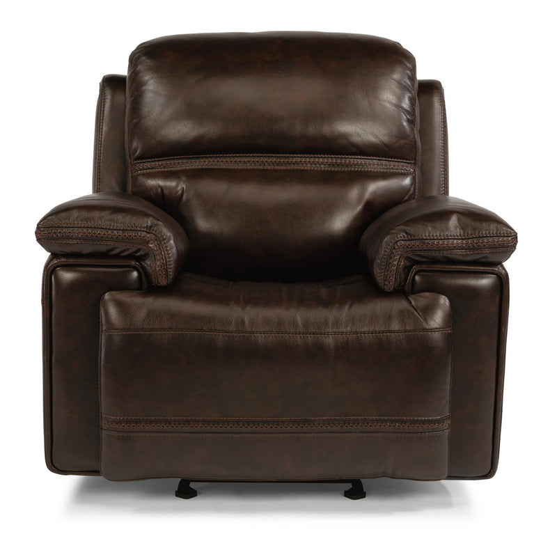 Flexsteel Fenwick Power Glider Leather Recliner 1659-54PH-204-70 IMAGE 1