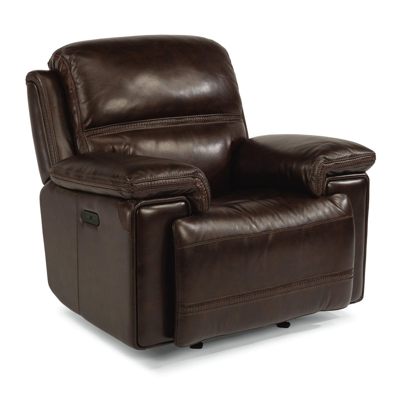 Flexsteel Fenwick Power Glider Leather Recliner 1659-54PH-204-70 IMAGE 2