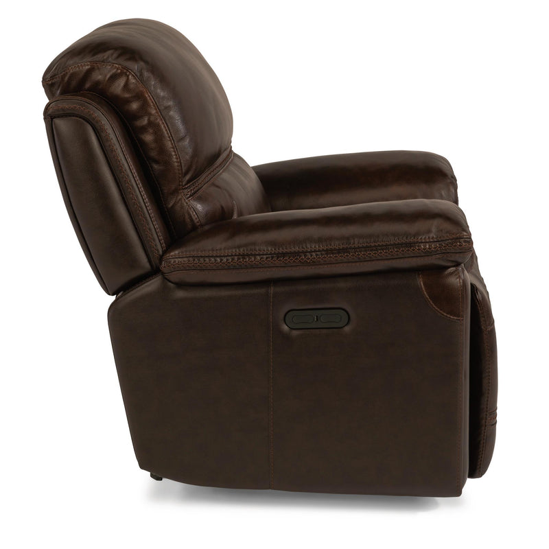 Flexsteel Fenwick Power Glider Leather Recliner 1659-54PH-204-70 IMAGE 4