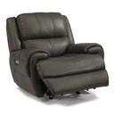 Flexsteel Nance Power Glider Leather Match Recliner 1179-54PH 450-00 IMAGE 2