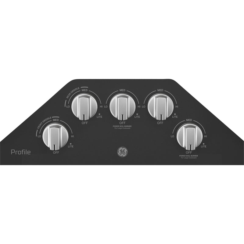 GE Profile 36-inch Built-In Gas Cooktop with MAX Burner System PGP7036DLBB IMAGE 3