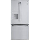 LG 30-inch, 21.8 cu.ft. Freestanding French 3-Door Refrigerator with Smart Cooling® System LFDS22520S IMAGE 1