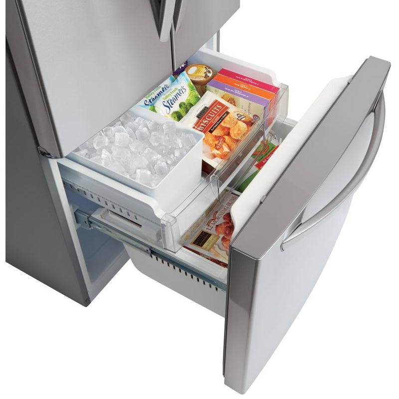 LG 30-inch, 21.8 cu.ft. Freestanding French 3-Door Refrigerator with Smart Cooling® System LFDS22520S IMAGE 7