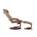 Mac Motion Chairs Hamar Swivel Leather Recliner 54-LO3-32-103-CP IMAGE 3