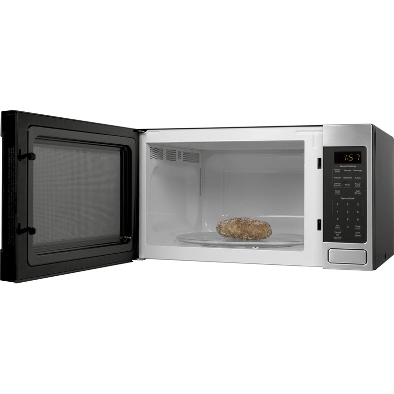 GE 1.6 cu. ft. Countertop Microwave Oven with Sensor Cooking JES1657SMSS IMAGE 2