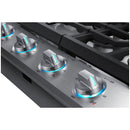  Samsung 30-inch Built-In Gas Cooktop with Wi-Fi Connectivity NA30N6555TS/AA IMAGE 3
