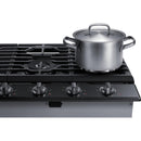  Samsung 30-inch, Built-in Gas Cooktop with Wi-Fi Connectivity NA30N6555TG/AA IMAGE 2