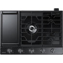  Samsung 30-inch, Built-in Gas Cooktop with Wi-Fi Connectivity NA30N6555TG/AA IMAGE 3