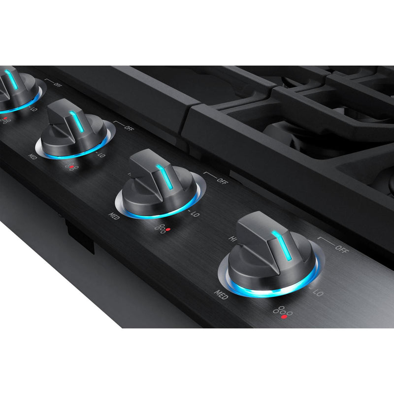 Samsung 30-inch, Built-in Gas Cooktop with Wi-Fi Connectivity NA30N6555TG/AA IMAGE 7