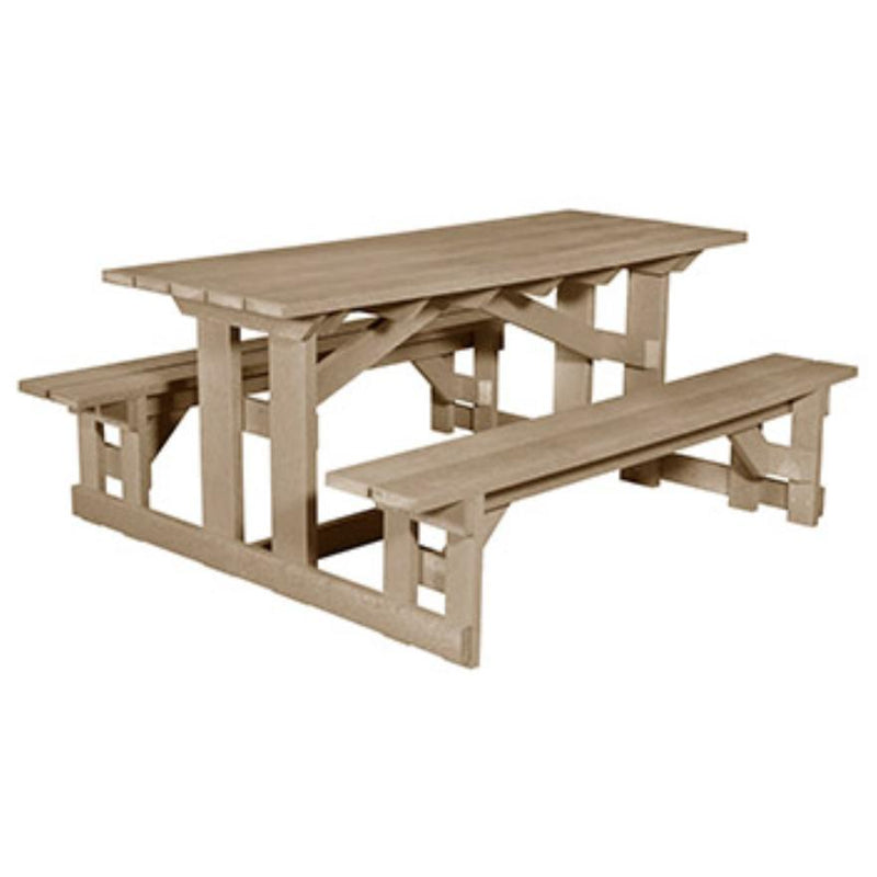 C.R. Plastic Products Outdoor Tables Picnic Tables T52-07 IMAGE 1