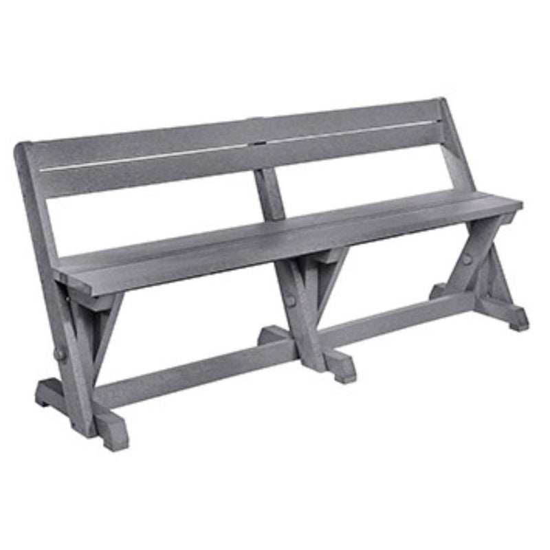 C.R. Plastic Products Outdoor Seating Benches B202-18 IMAGE 1