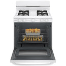 Hotpoint 30-inch Freestanding Gas Range RGBS200DMWW IMAGE 4