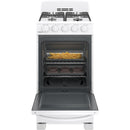 Hotpoint 20-inch Freestanding Gas Range RGAS200DMWW IMAGE 2