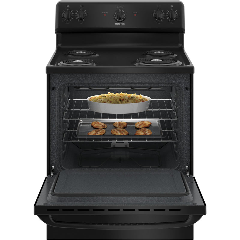 Hotpoint 30-inch Freestanding Electric Range RBS160DMBB IMAGE 6