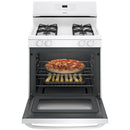 Hotpoint 30-inch Freestanding Gas Range RGBS400DMWW IMAGE 5