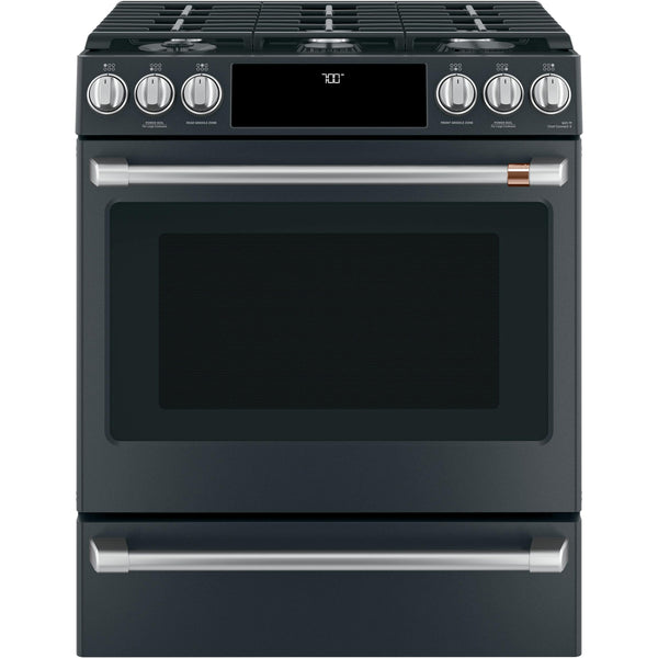 Café 30-inch Slide-In Gas Range with Warming Drawer CGS700P3MD1 IMAGE 1