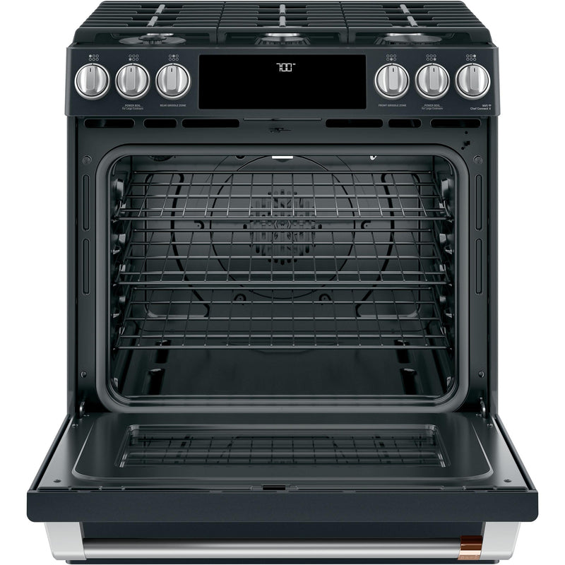 Café 30-inch Slide-In Gas Range with Warming Drawer CGS700P3MD1 IMAGE 2