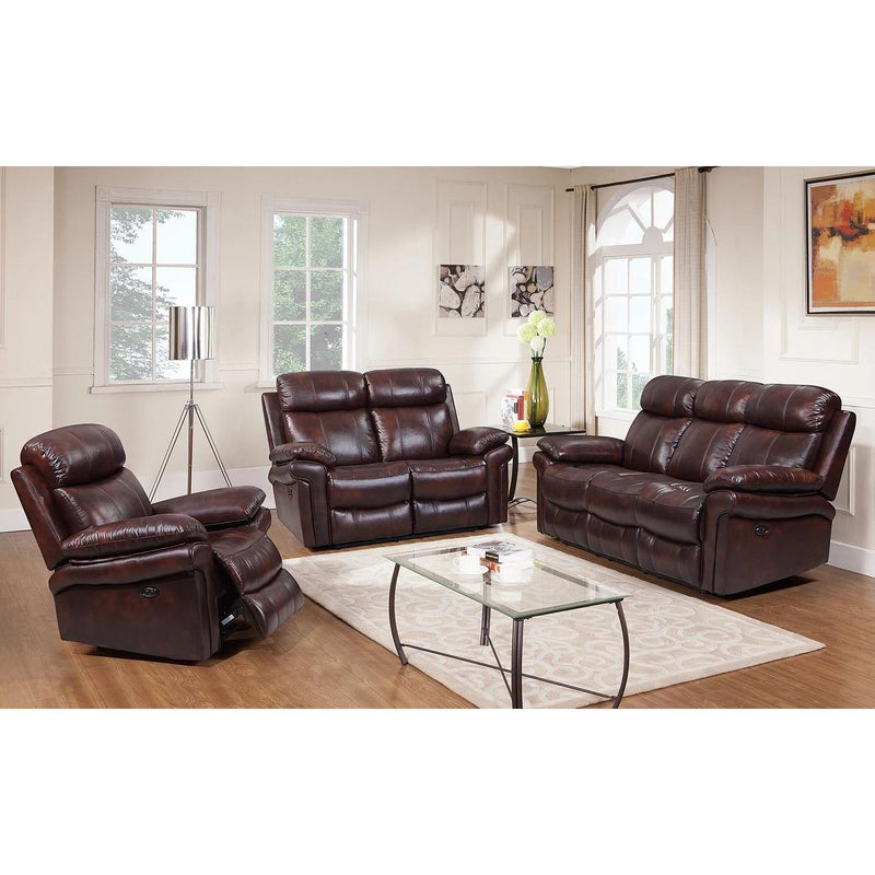 Leather Italia USA Joplin Power Reclining Leather Sofa 1555-E2117-031081LV IMAGE 3