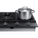  Samsung 36-inch Built-in Gas Cooktop with Wi-Fi Connectivity NA36N6555TG/AA IMAGE 4