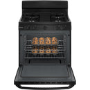 Hotpoint 30-inch Freestanding Gas Range RGBS300DMBB IMAGE 5