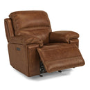Flexsteel Fenwick Power Glider Leather Recliner 1659-54PH-204-72 IMAGE 3
