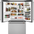  Café 36-inch, 22.2 cu.ft. Counter-Depth French 3-Door Refrigerator with Keurig® K-Cup® Brewing System CYE22UP2MS1 IMAGE 2