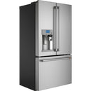  Café 36-inch, 22.2 cu.ft. Counter-Depth French 3-Door Refrigerator with Keurig® K-Cup® Brewing System CYE22UP2MS1 IMAGE 4