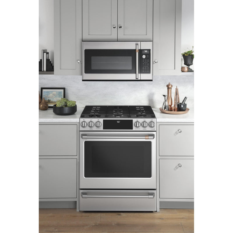 Café 30-inch Slide-in Gas Range with Convection Technology CGS700P2MS1 IMAGE 8