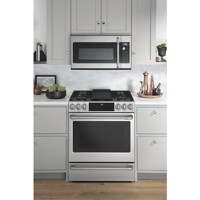 Café 30-inch Slide-in Gas Range with Convection Technology CGS700P2MS1 IMAGE 9