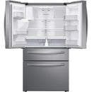  Samsung 36-inch, 28 cu.ft. Freestanding French 4-Door Refrigerator RF28R7201SR/AA IMAGE 3