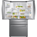  Samsung 36-inch, 28 cu.ft. Freestanding French 4-Door Refrigerator RF28R7201SR/AA IMAGE 4