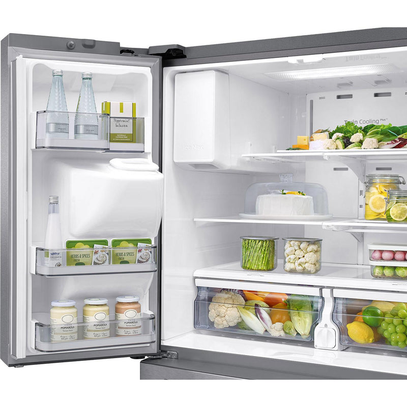  Samsung 36-inch, 22.6 cu.ft. Freestanding French 4-Door Refrigerator RF24R7201SR/AA IMAGE 6