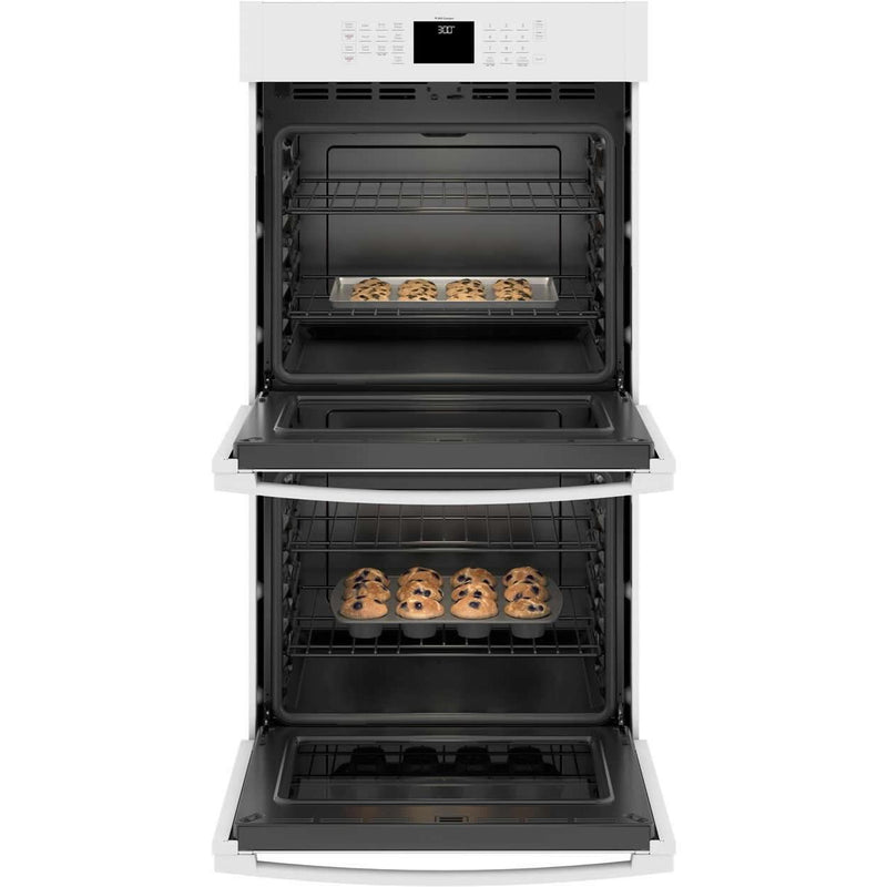 GE 27-inch, 8.6 cu.ft. Built-in Double Wall Oven with Wi-Fi Connectivity JKD3000DNWW IMAGE 3