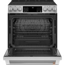 Café 30-inch Slide-in Electric Range with Warming Drawer CES700P2MS1 IMAGE 4