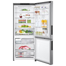 LG 28-inch, 14.7 cu.ft. Counter-Depth Bottom Freezer Refrigerator with Multi-Air Flow Cooling LBNC15231V IMAGE 4