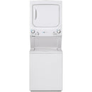 GE Stacked Washer/Dryer Electric Laundry Center GUD27EESNWW IMAGE 1