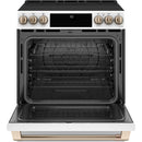 Café 30-inch Slide-in Electric Range with Warming Drawer CES700P4MW2 IMAGE 3