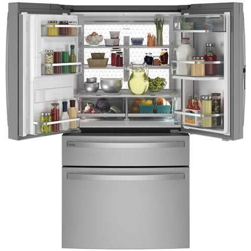 GE Profile 36-inch, 27.6 Cu. Ft. French 4-Door Refrigerator with Door In Door PVD28BYNFS IMAGE 5