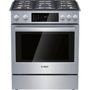 Bosch 30-inch Slide-in Dual-Fuel Range with Convection Technology HDIP056U IMAGE 1
