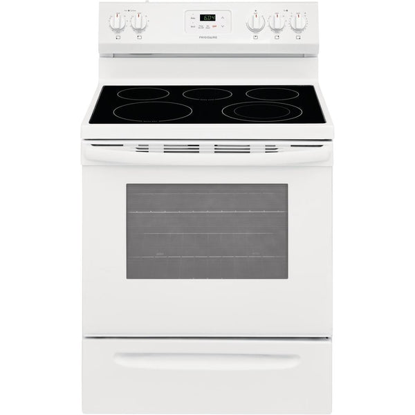 Frigidaire 30-inch Freestanding Electric Range with Even Baking Technology FCRE3052AW IMAGE 1