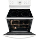  Frigidaire 30-inch Freestanding Electric Range with Even Baking Technology FCRE3052AW IMAGE 7