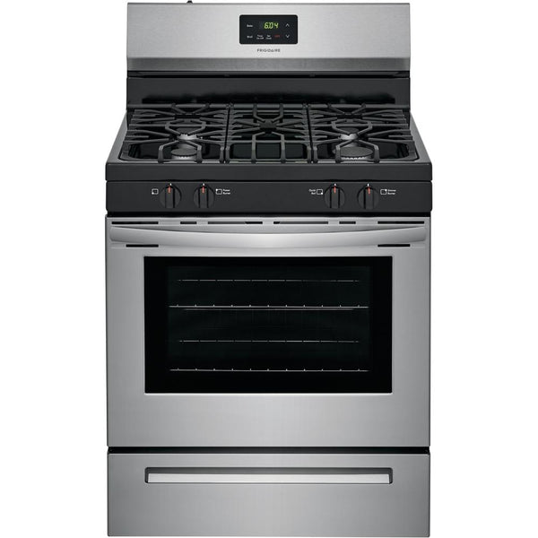 Frigidaire 30-inch Freestanding Gas Range with Even Baking Technology FCRG3051AS IMAGE 1