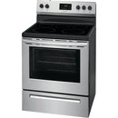 Frigidaire 30-inch Freestanding Electric Range with Even Baking Technology FCRE3052AS IMAGE 3