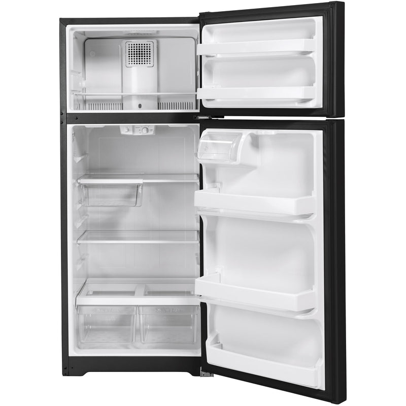 GE 28-inch, 17.5 cu. ft. Top Freezer Refrigerator GTS18HGNRBB IMAGE 2