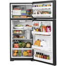 GE 28-inch, 17.5 cu. ft. Top Freezer Refrigerator GTS18HGNRBB IMAGE 3