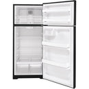 Hotpoint 28-inch, 17.5 cu.ft. Freestanding Top Freezer Refrigerator HPS18BTNRBB IMAGE 3